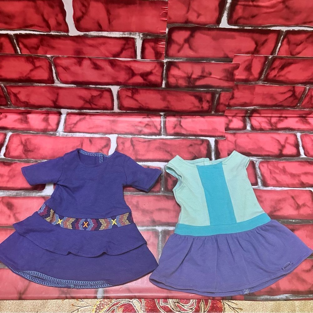American Girl dolls 18” dresses set